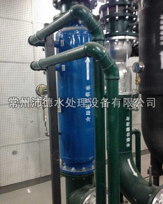 胶球自动清洗装置收球器安装照片