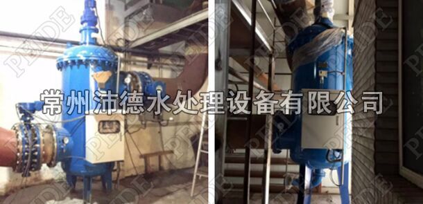 3台多滤芯精密过滤器安装现场