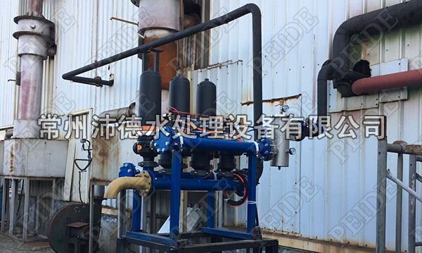 叠片式过滤器现场安装运行照