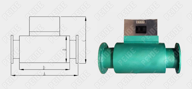 电子除垢仪尺寸图1