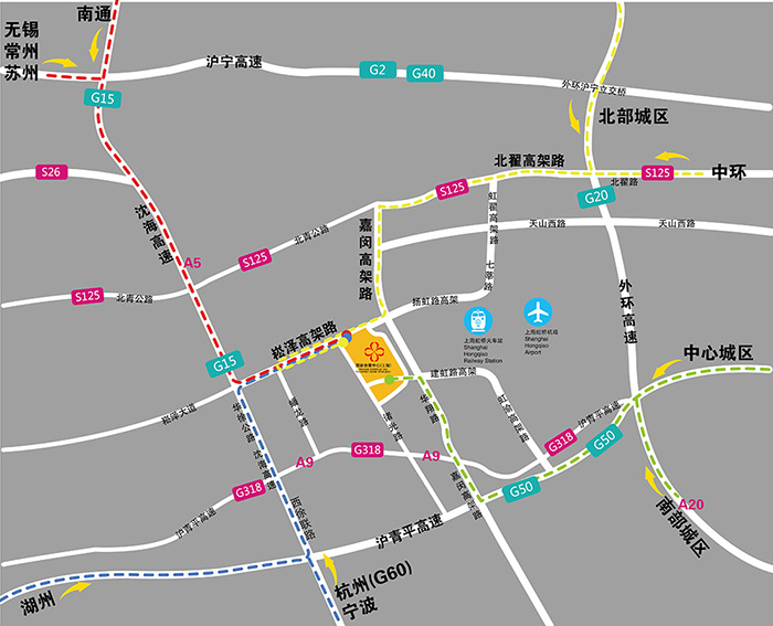 展馆路线