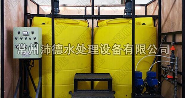 2000L全自动加药装置安装于土耳其电厂用于电厂循环冷却水系统今日出货