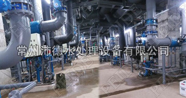 冷凝器胶球自动清洗装置用于武汉某医院空调已经运行三个月效果显著