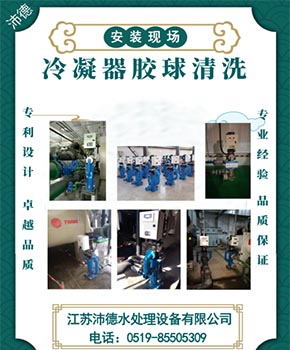 冷凝器铜管除垢【胶球清洗装置】给您达到更好的效果！